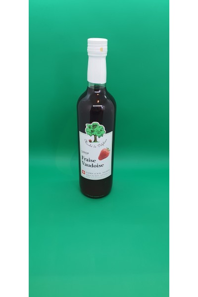 Sirop 50cl Fraise vaudoise Marché de Delphine