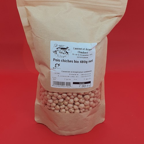 Pois Chiches Bio 480gr 