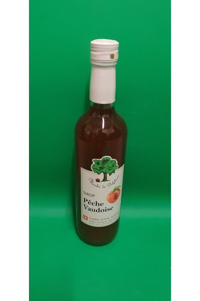 Sirop 50cl Pêche vaudoise Marché de Delphine