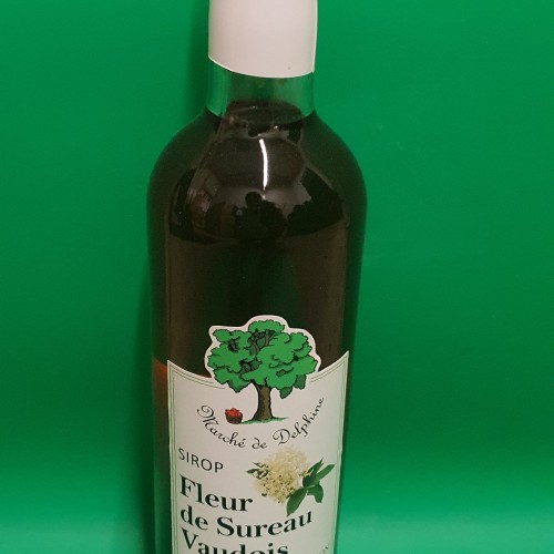 Sirop 50cl Fleur de sureau vaudois Marché de Delphine