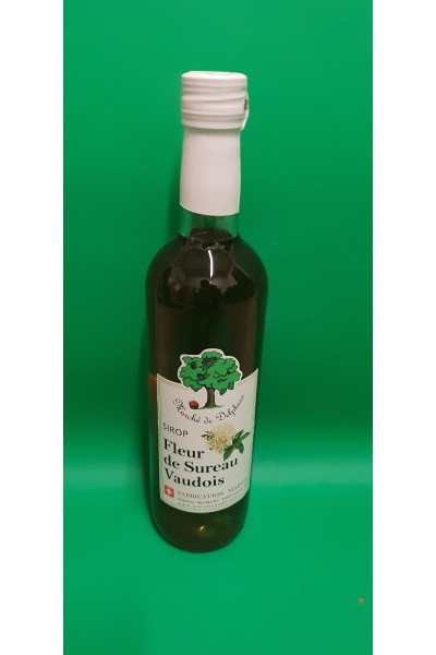Sirop 50cl Fleur de sureau vaudois Marché de Delphine