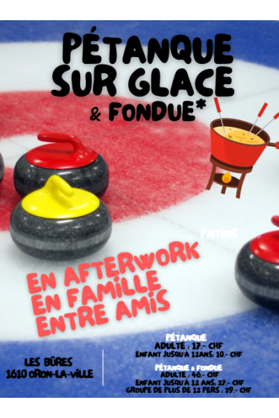 Réservation pétanque sur glace